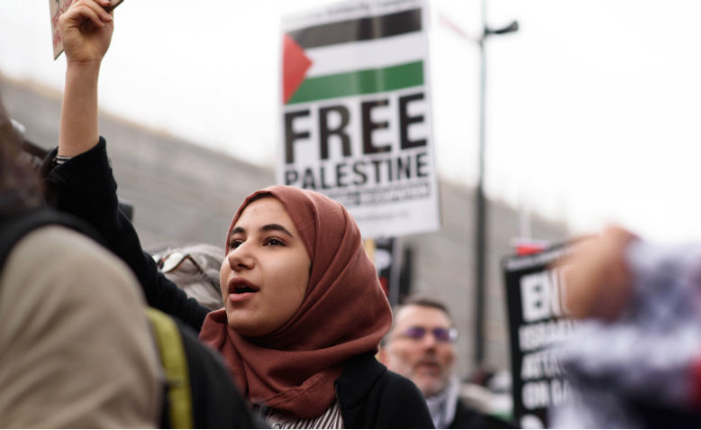 Palestine protest, 2019. Photo: Jim Aindow