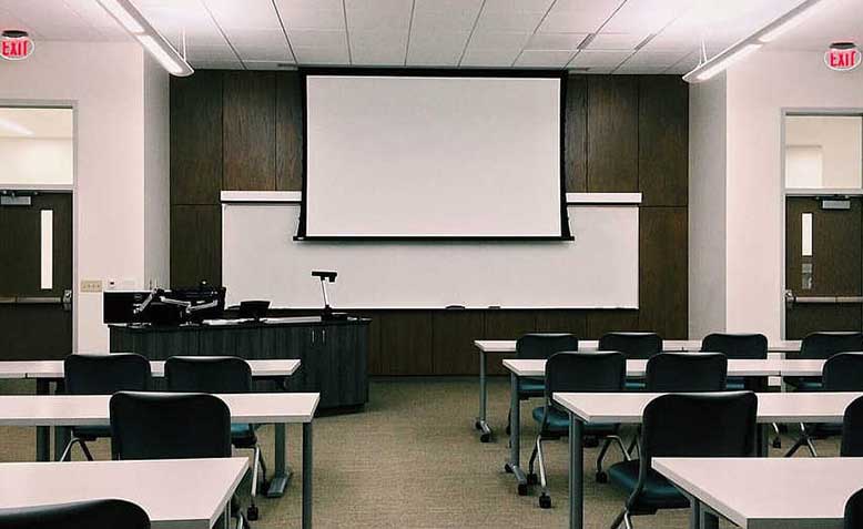 empty school classroom