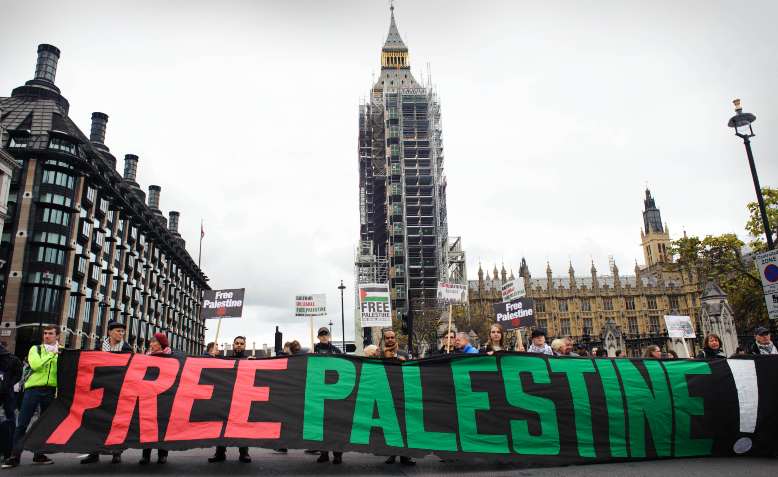 National demonstration for Palestine, London. Photo: Jim Aindow