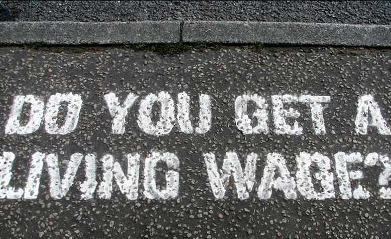 Living wage. Source: Geography.org.uk - Evelyn Simak