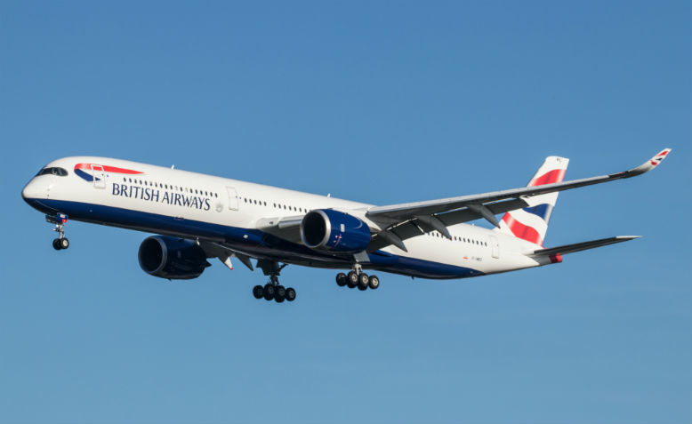 BA plane