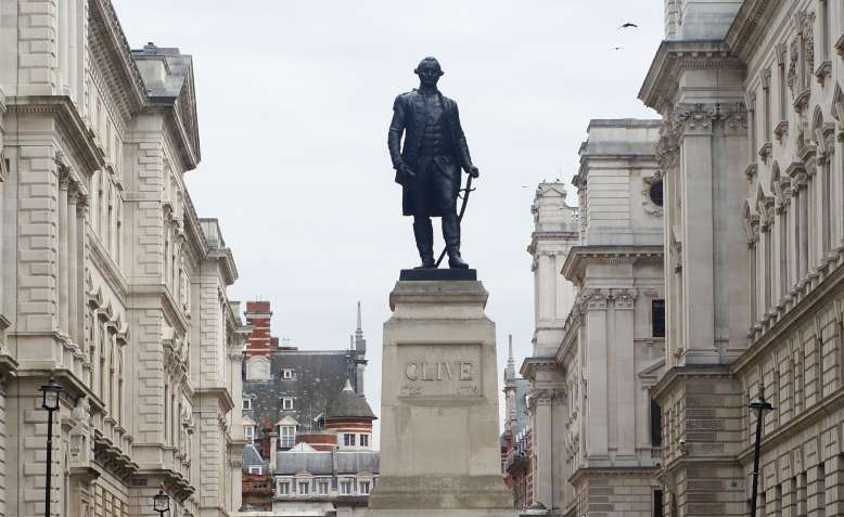 Robert Clive Statue, King Charles Street. Photo: Wikimedia Commons