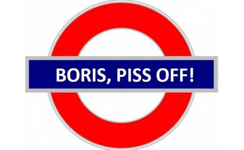 Boris, Piss off! London Underground logo Photo (template): needpix.com