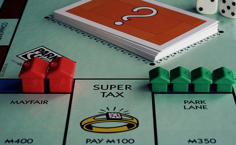 Monopoly Super Tax. Photo: Suzy Hazelwood / Pexels