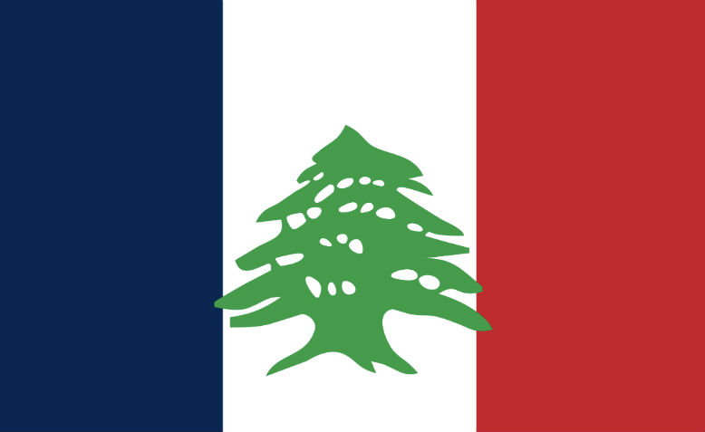 Flag of the state of Greater Lebanon