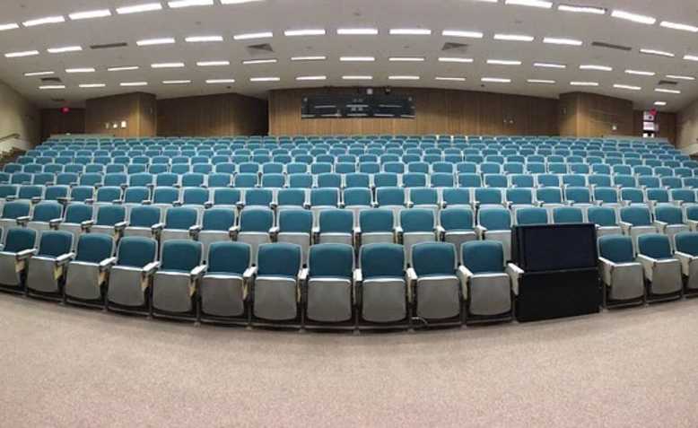 Empty lecture theatre. Photo: pixabay