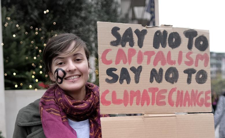 Climate march, London 2015. Photo: Alisdaire Hickson / Flickr / cropped from original / CC BY-SA 2.0