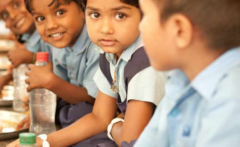 Children at lunch