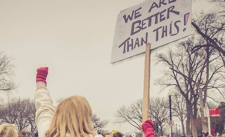 Women's rights protest