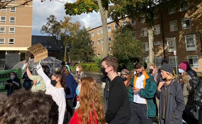 Students before Profit protests