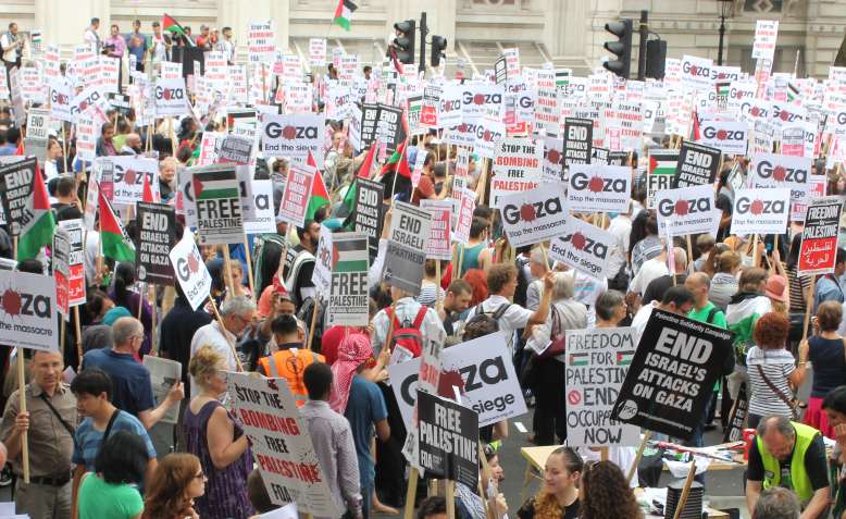 National demonstration for Gaza, July 2014. Photo: Counterfire