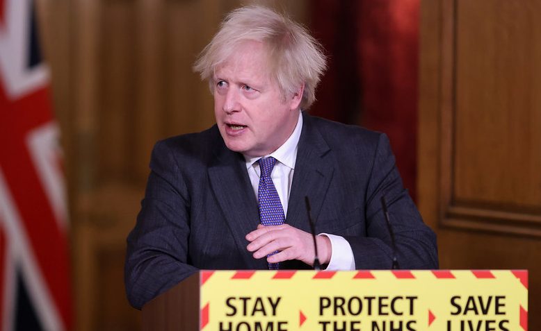 Boris Johnson at Covid-19 press conference