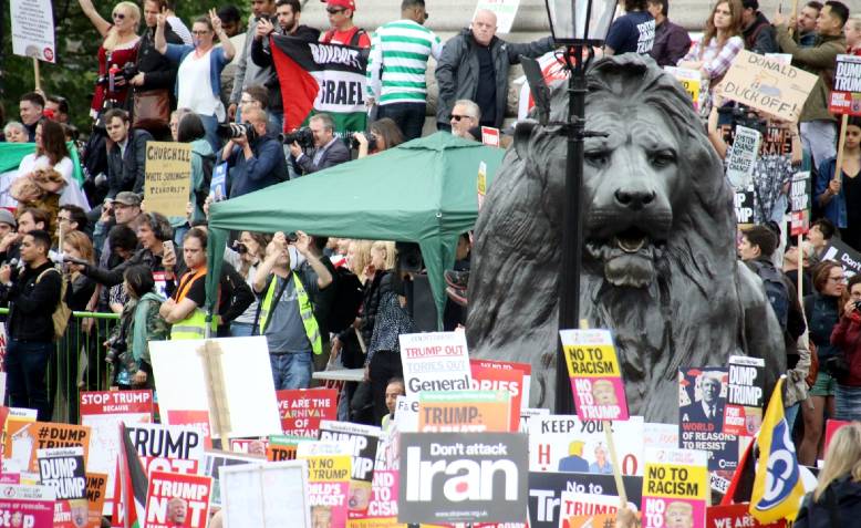 No To Trump demonstration, June 2019