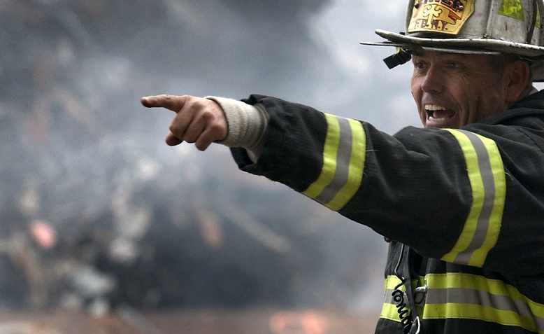 A firefighter in action. Photo: Pixabay 