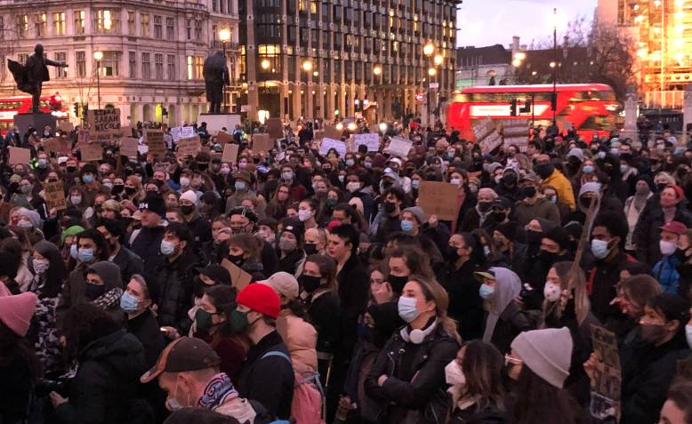 Kill the bill protest, Parliament Square