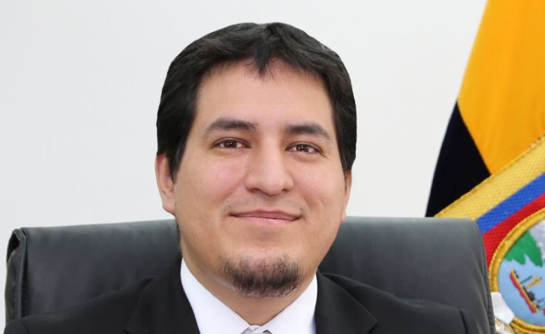 Andrés Arauz. Photo: Ministerio Coordinador de Conocimiento y Talento Humano / cropped from original / licensed under Creative Commons Attribution-Share Alike 4.0, linked at the bottom of article