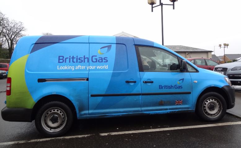 British Gas van