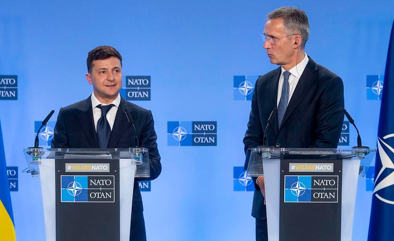 NATO Secretary General Jens Stoltenberg and the President of Ukraine