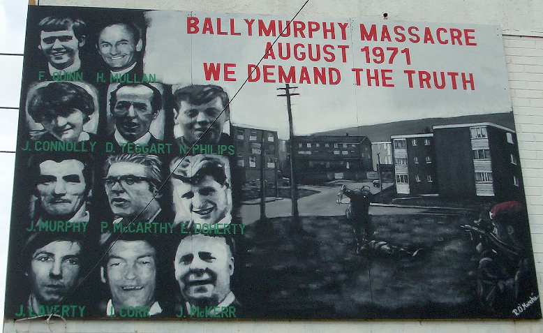 Ballymurphy Massacre mural