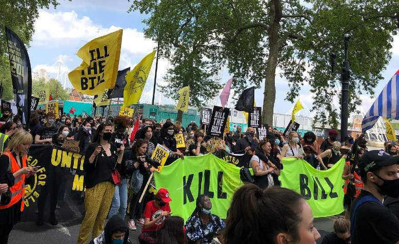 Kill the Bill protest, London