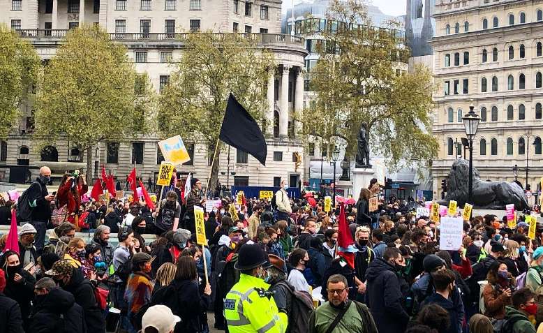 Kill the Bill London protest, May day