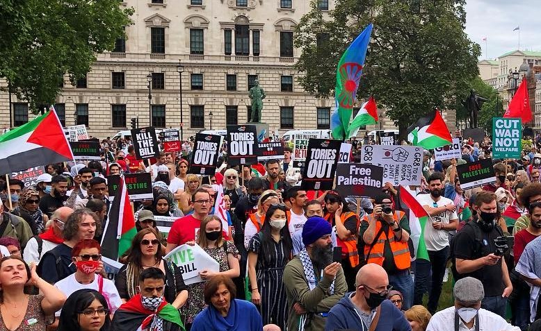 Rally in Parliament Square | Photo: Shabbir Lakha