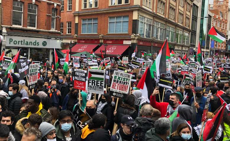 Palestine demonstration, London