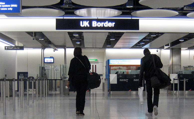 The UK Border at Heathrow Airport