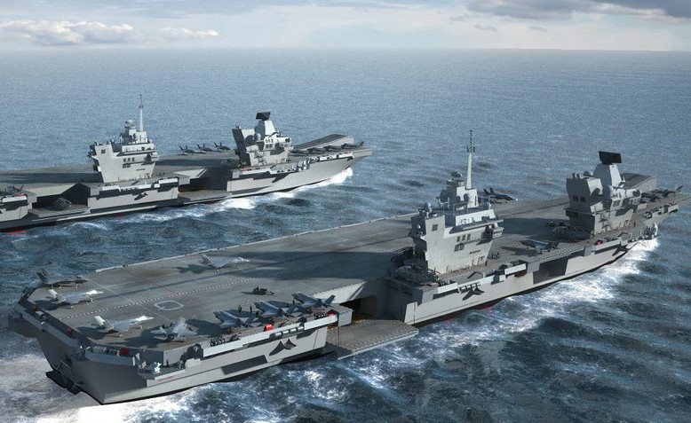 HMS Queen Elizabeth & HMS Prince of Wales| Photo: Defence Images – Flickr | cropped from original | CC BY-NC-SA 2.0 | license linked at bottom of article