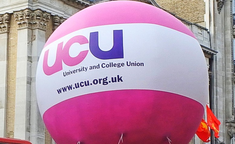 UCU balloon| Photo: It’s No Game – Flickr | cropped from original | CC BY-NC-SA 2.0 | license linked at bottom of article