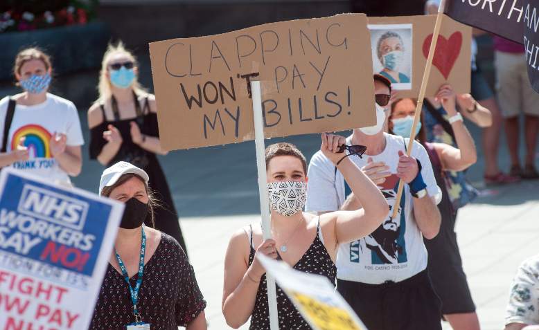 Better Pay For NHS Workers Rally - Sheffield