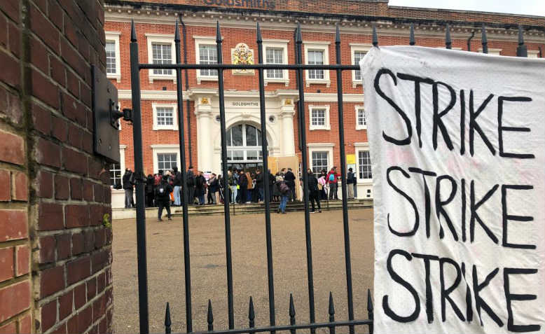 Goldsmiths strike, February 2020