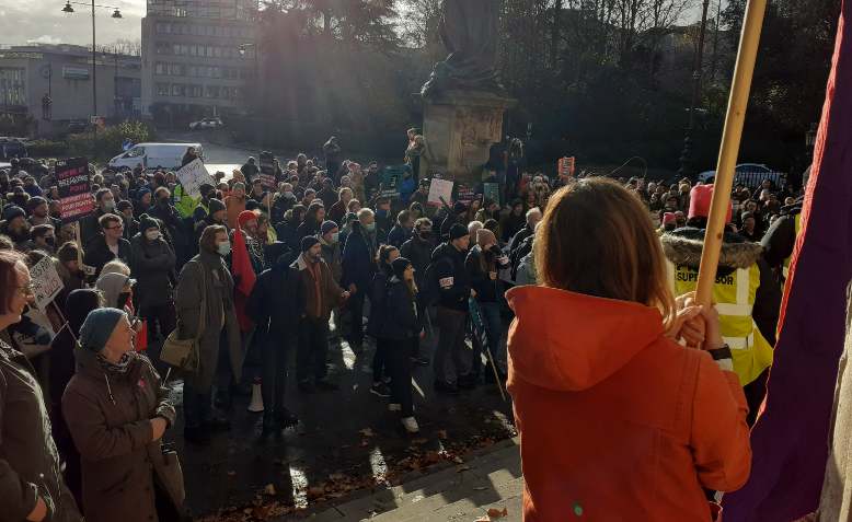 Bristol UCU strike rally