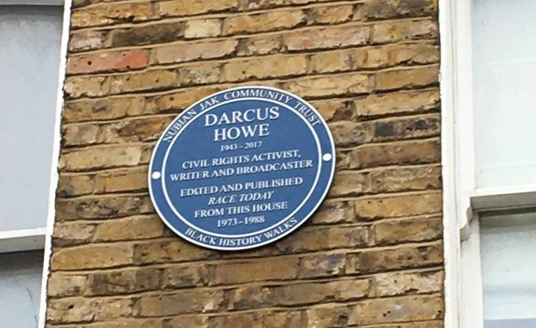 Darcus Howe plaque