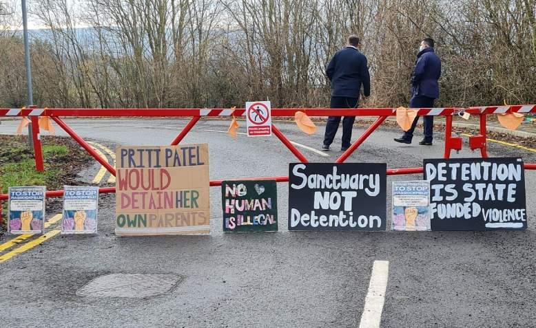 Hassockfield protest