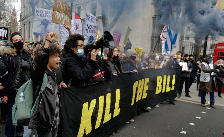 London Kill the Bill protest