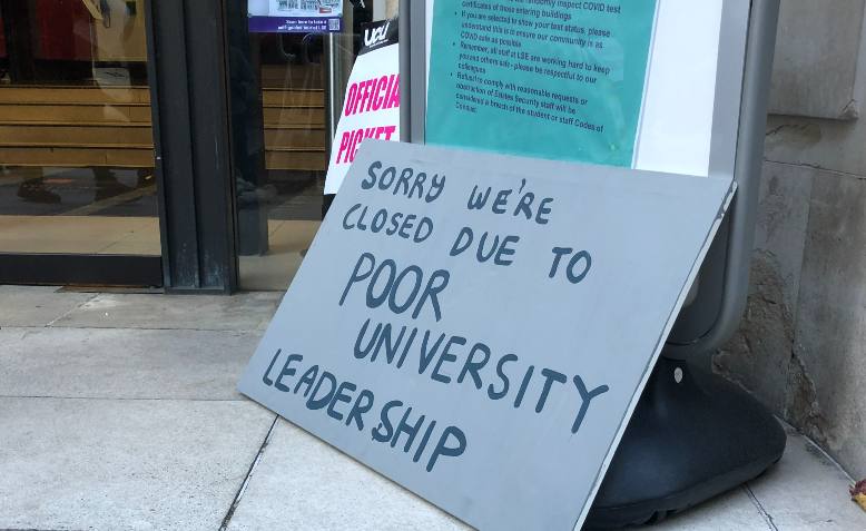 UCU LSE picket line