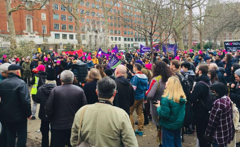 UCU London rally