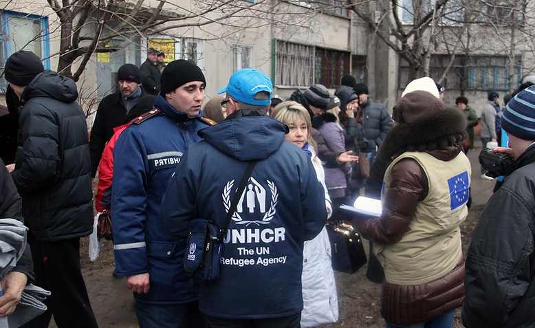 Refugees welcome protest