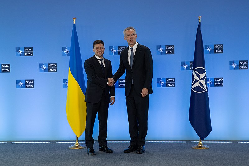 President Zelenksy at Nato, Photo: Presidential Administration of Ukraine, licensed under CC BY 4.0, linked at bottom of article