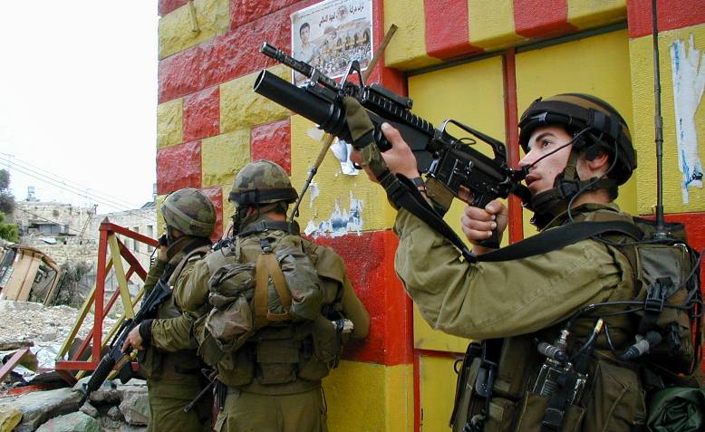 Israeli soldiers in Jenin