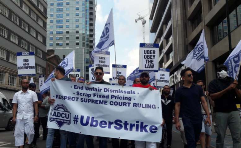 Uber march