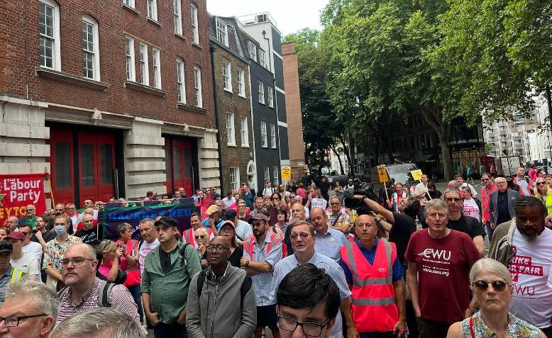 CWU London rally