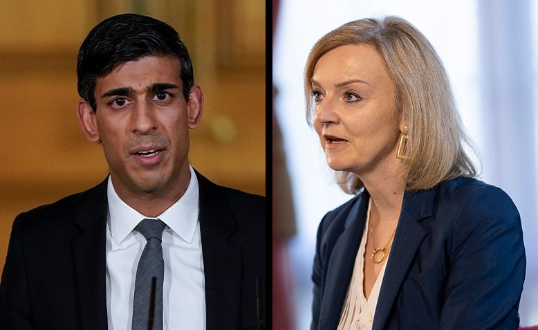 Rishi Sunak and Liz Truss