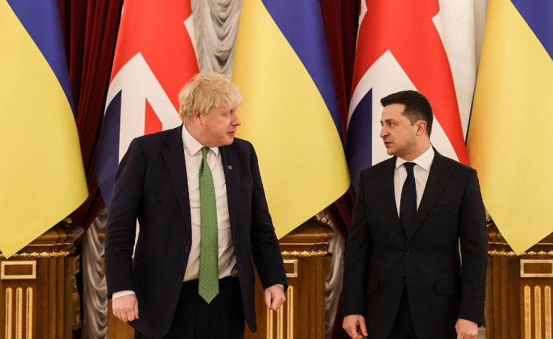 Boris Johnson, Volodymyr Zelensky