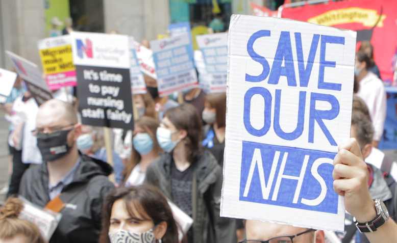 NHS rally, 2021 Photo: Socialist Appeal Flickr