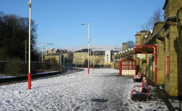  Shipley Train Station on Christmas Day. Photo: Stephen Armstrong