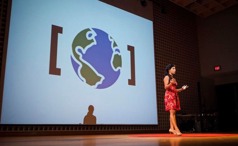 Anjali Appdurai hosting a Tedx