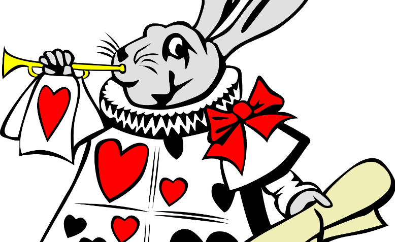 Alice in Wonderland’s White Rabbit. Graphic: Pixbay