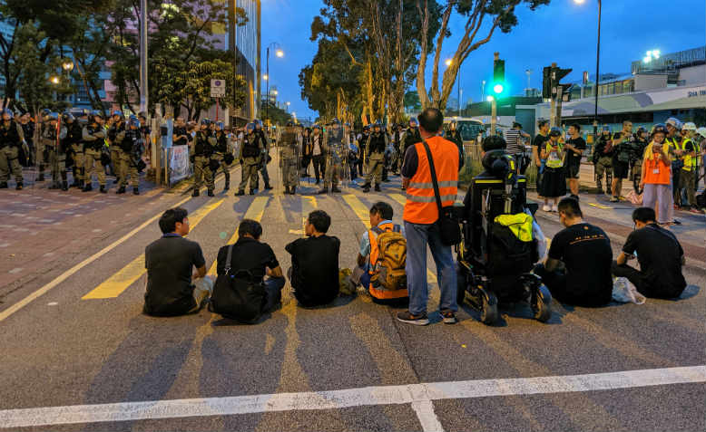 Anti-extradition law protest, Hong Kong, July 2019. Photo: Flickr/ Studio Incendo